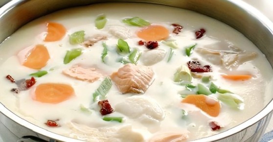 Нежный рыбный суп с кремовым вкусом для уютного вечера