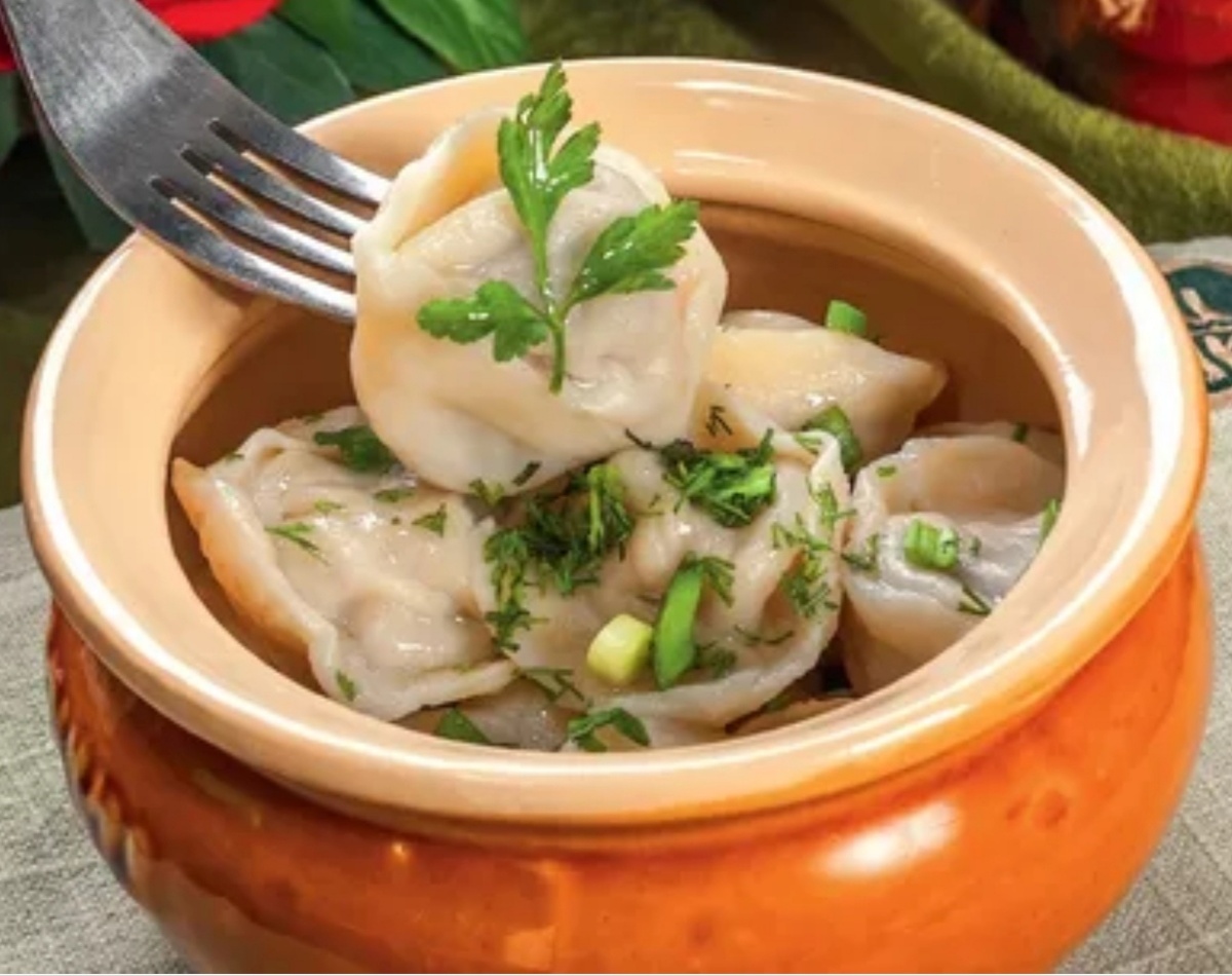 Вкусные вареники с горохом и грибами для постного стола