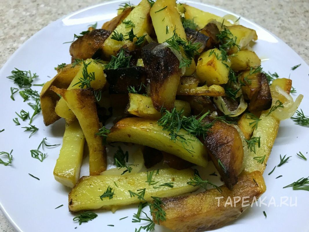 Вкусная жареная картошка по семейному рецепту