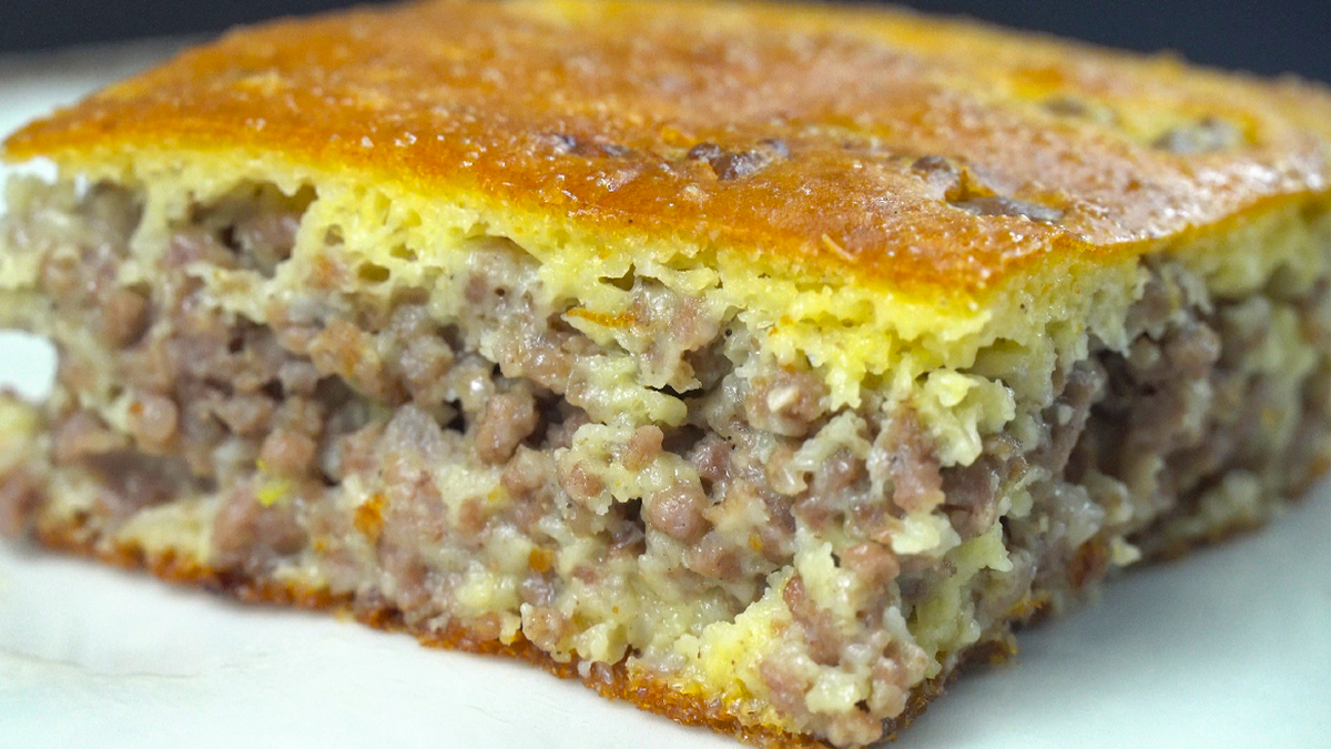 Быстрый пирог из фарша: просто, вкусно и сытно