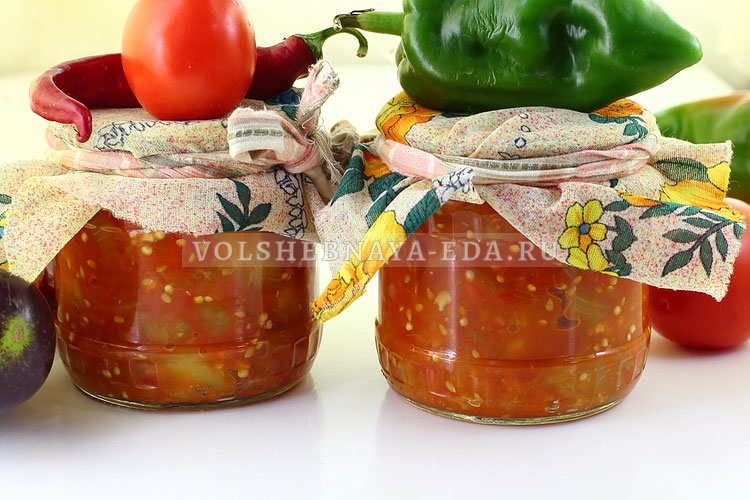 Баклажаны в аджике: вкусное наслаждение на зиму