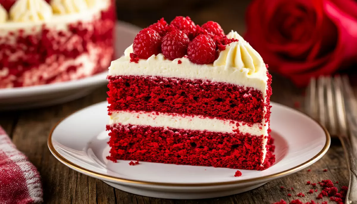 Торт Красный бархат с кремом чиз