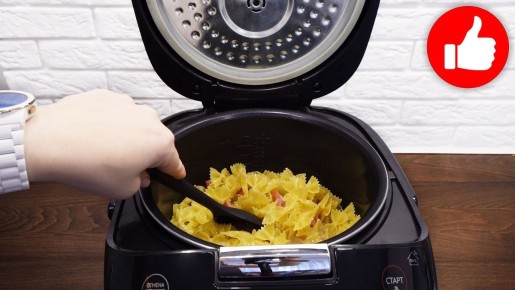 Лёгкое и вкусное блюдо: макароны с колбасой в мультиварке