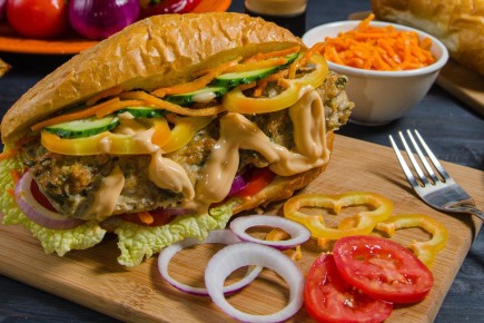 Уникальные сэндвичи с котлетами и стручковой фасолью