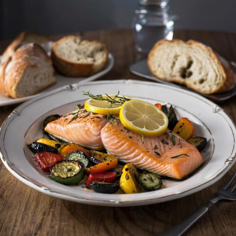 Запеченный лосось с травами: быстро, вкусно и полезно
